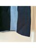 Cos Color Block Black Blue Short Sleeve Top Size XS - photo 5