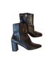 Cole Haan 100% Leather Solid Black Ankle Boots Size 9 1/2 - photo 1