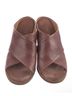 P. Monjo 100% Leather Brown Heels Size EU 36 - photo 3