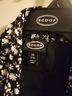 Scoop 100% Polyester Floral Black White Cocktail Dress Size 0 - photo 3