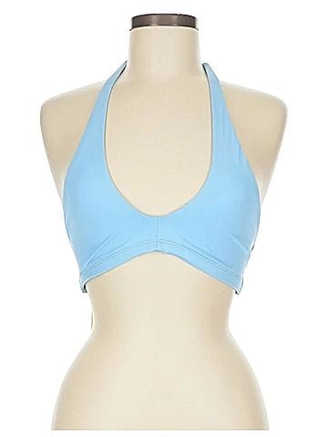 Vitamin A Vitamin A halter bikini top baby blue  Swimsuit Top (view 1)