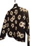 Scoop 100% Polyester Floral Black White Jacket Size XS - photo 2