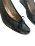 fs/ny 100% Leather Black Wedges Size 7 1/2 - photo 9