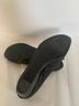 fs/ny 100% Leather Black Wedges Size 7 1/2 - photo 4