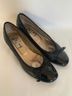 fs/ny 100% Leather Black Wedges Size 7 1/2 - photo 3