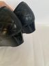 fs/ny 100% Leather Black Wedges Size 7 1/2 - photo 6