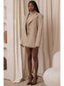 House of CB 100% Polyester Tan Blazer Size S - photo 6