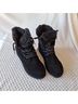 Bearpaw 100% Suede Solid Black Boots Size Size 13W, US NOT - photo 4