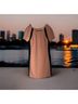 Jonathan Simkhai Solid Pink Black Cocktail Dress Size 8 - photo 3