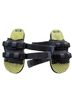 Suicoke Stripes Chevron-herringbone Yellow Black Sandals Size 9 - photo 6