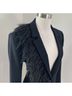 Cinq à Sept 68% Tricot 31% Polyester 100% Silk 1% Other Black Blazer Size 8 - photo 8