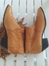 Dingo 100% Leather Tan Boots Size 9 - photo 5