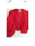 Kasper 100% Polyester Solid Red Blazer Size 18 - photo 4