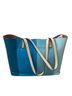 Frances Valentine 100% Leather Blue Teal Multi Color Leather Tote One size - photo 2