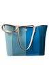 Frances Valentine 100% Leather Blue Teal Multi Color Leather Tote One size - photo 1