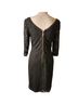 Eliza J 100% Poly Floral Black Cocktail Dress Size 6 - photo 2