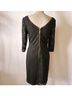 Eliza J 100% Poly Floral Black Cocktail Dress Size 6 - photo 6