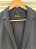 Lucky Brand Houndstooth Blue Gray Blazer Size M - photo 3
