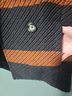 Ulla Johnson 59% Acrylic 25% Wool 16% Polyester 100% Polyester Stripes Black Orange Green Coat Size XS - photo 5