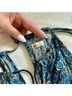 Hollister Blue Green Tan Romper Size S - photo 3