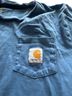 Carhartt Blue Short Sleeve Button-Down Shirt Size XS - photo 2