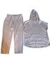 Elie Tahari Pink Gray Pullover Hoodie Size L - photo 1