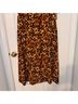 Warner Bros 100% Polyester Floral Multi Color Casual Dress Size L - photo 12