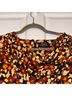 Warner Bros 100% Polyester Floral Multi Color Casual Dress Size L - photo 4
