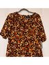Warner Bros 100% Polyester Floral Multi Color Casual Dress Size L - photo 5