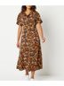 Warner Bros 100% Polyester Floral Multi Color Casual Dress Size L - photo 11