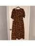 Warner Bros 100% Polyester Floral Multi Color Casual Dress Size L - photo 8