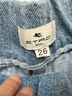 ETRO 100% Cotton Paisley Blue Green Casual Pants Size 26 waist - photo 3