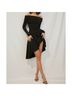 Danielle Guizio 100% Polyester Black Cocktail Dress Size XS - photo 4