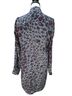 Equipment 100% Silk Animal Print Gray Red Black Long Sleeve Button-Down Shirt Size L - photo 2