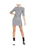 Alice + Olivia Silver Cocktail Dress Size 4 - photo 5