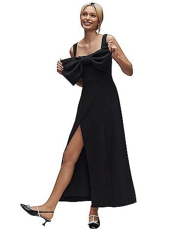 The Wolf Gang Cinta Bow Midi Cocktail Dress (view 1)