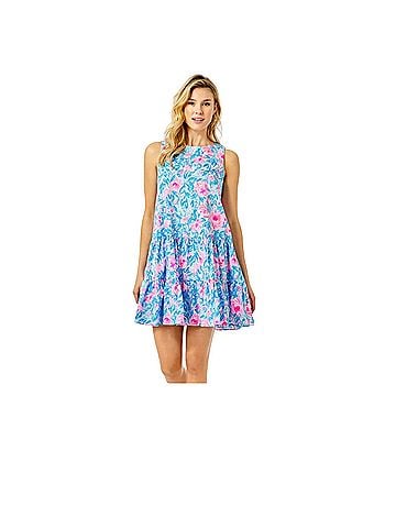Lilly Pulitzer Trina dress in Bondi Blue Casual Dress (view 1)