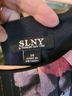 SLNY 100% Polyester Floral Multi Color Blue Cocktail Dress Size 14 - photo 3