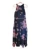 SLNY 100% Polyester Floral Multi Color Blue Cocktail Dress Size 14 - photo 2