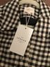 Sézane Checkered-gingham Black White Jacket Size 4 - photo 6