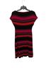 Lesley Evers Stripes Black Pink Orange Casual Dress Size S - photo 2