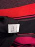 Lesley Evers Stripes Black Pink Orange Casual Dress Size S - photo 4