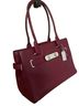 Coach 100% Leather Red Burgundy Leather Tote One size - photo 5