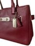 Coach 100% Leather Red Burgundy Leather Tote One size - photo 4