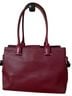 Coach 100% Leather Red Burgundy Leather Tote One size - photo 9