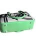 Canvas Black Green Ivory Leather Tote One size - photo 5