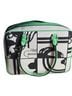 Canvas Black Green Ivory Leather Tote One size - photo 2