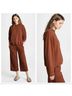 Vince. 100% Cotton Brown Pullover Sweater Size M - photo 3