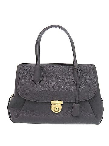 Salvatore Ferragamo Salvatore Ferragamo Leather Grey Tote Bag 0194 (view 1)