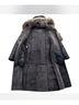 Leader 100% Lambskin Solid Black Coat Size 6 - photo 6